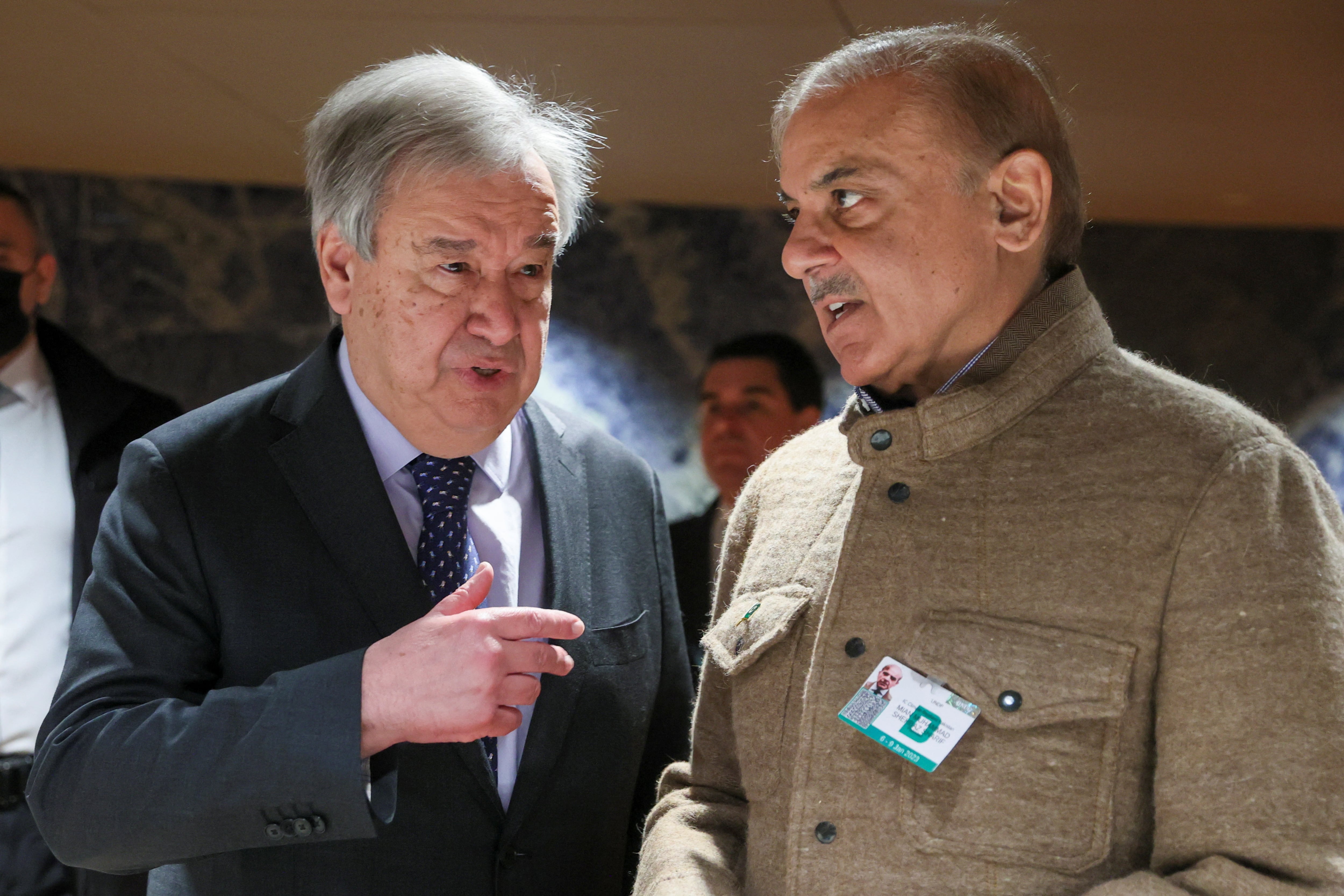 Guterres mantendrá encuentros en Islamabad con el primer ministro, Shehbaz Sharif (REUTERS)
