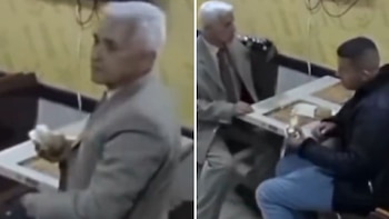 Las víctimas afirman que el sujeto roba acompañado por un hombre alto con corte militar o dos mujeres, quienes participan en los delitos denunciados - crédito Captura video AlejoTsolucionamos/X