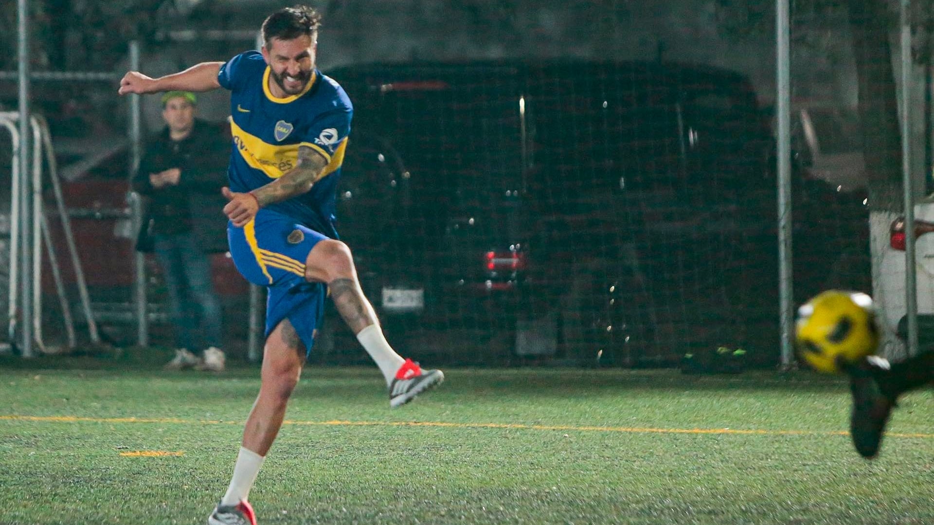 André-Pierre Gignac jugó un partido amistoso con la camiseta de Boca