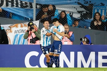 Nicolás Oroz festeja el gol