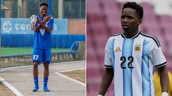 La historia de Kiki Ramos, el destacado delantero de 17 años que debutó en las juveniles de la selección argentina