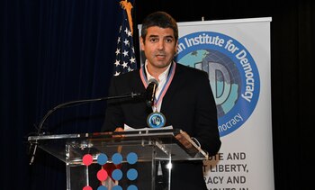 Laureano Pérez Izquierdo, durante la