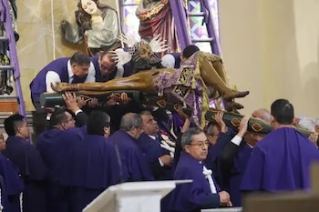 El Señor de Luren: la fe que sobrevive al tiempo, los terremotos y las generaciones en Ica. (Foto: Agencia Andina)