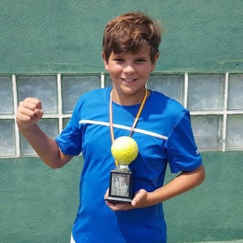 Rafa Jódar de niño (imagen cedida por el Club Chamartín)
