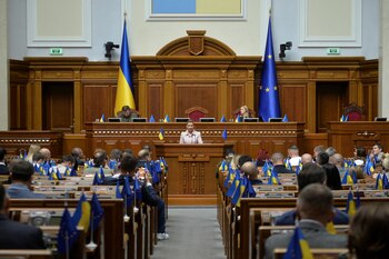 El Parlamento ucraniano postergó nuevamente la votación sobre el proyecto de ley sobre la movilización militar (REUTERS)