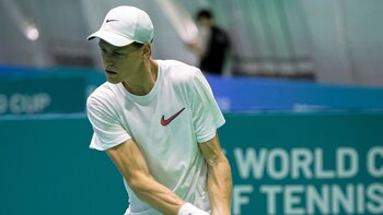 Jannik Sinner entrenó tanto en