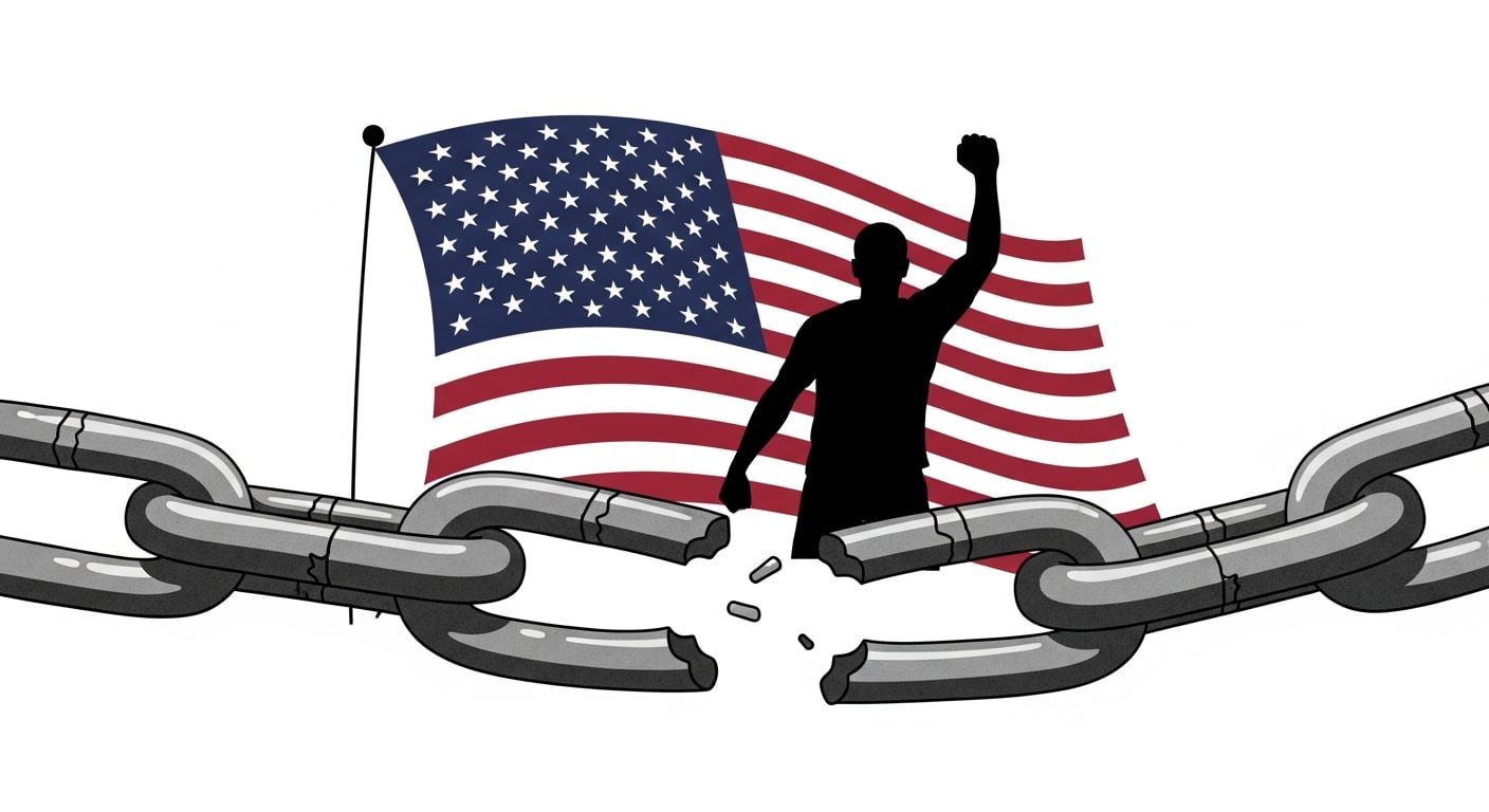El próximo feriado federal en Estados Unidos será Juneteenth, que se celebra el viernes 19 de junio de 2026. (Imagen Ilustrativa Infobae)