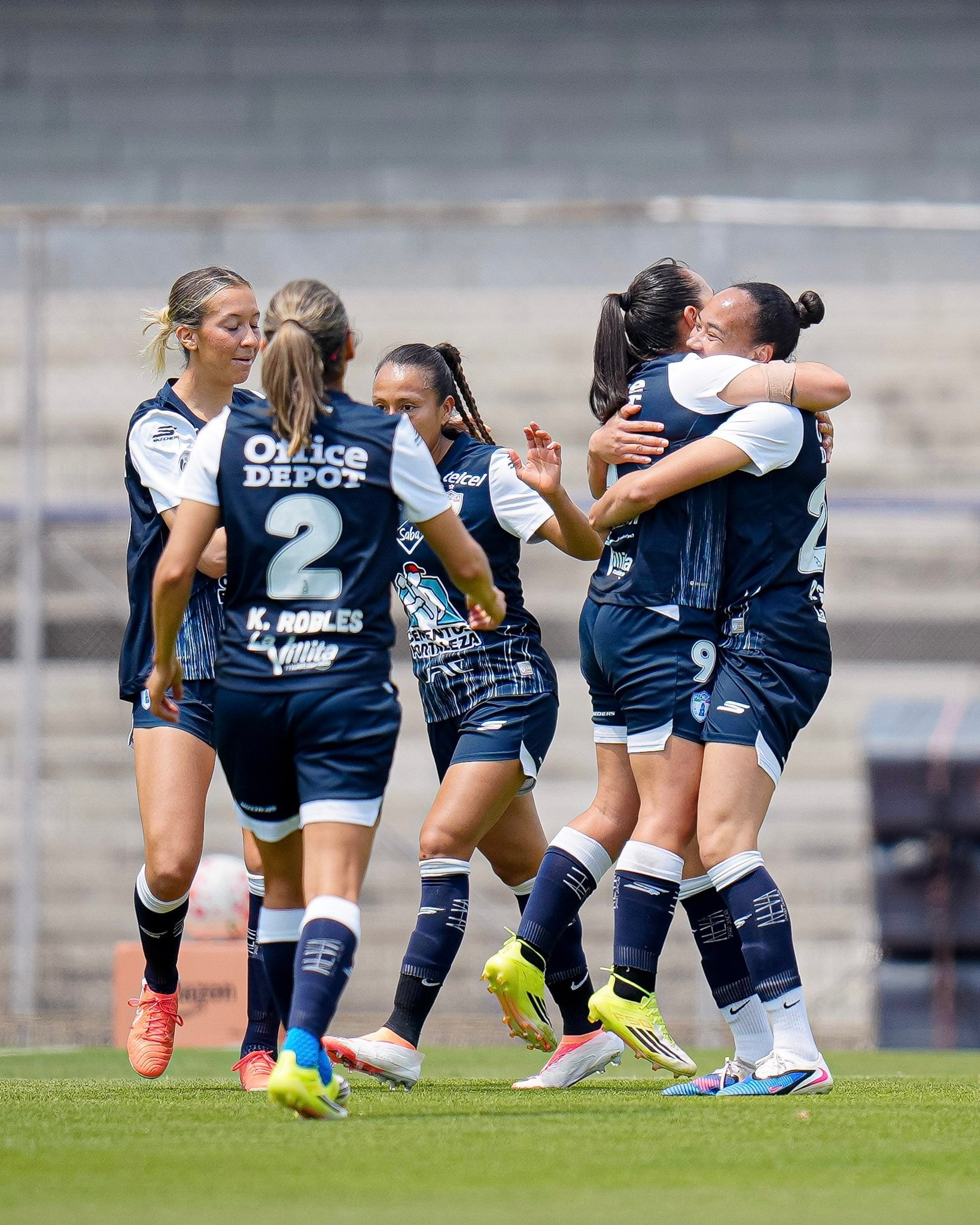 Este enfrentamiento se ha convertido en un clásico de las liguillas. (TW Pachuca Femenil)