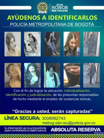 Foto: Policía Metropolitana de Bogotá