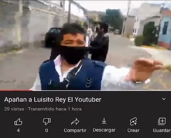 Luisito Rey compartió un video de Youtube para denunciar un posible arresto Foto: Instagram/@luisitoreyfotos