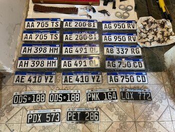 En el allanamiento se hallaron