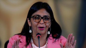 Delcy Rodríguez contrata a un lobista en Estados Unidos para su campaña presidencial