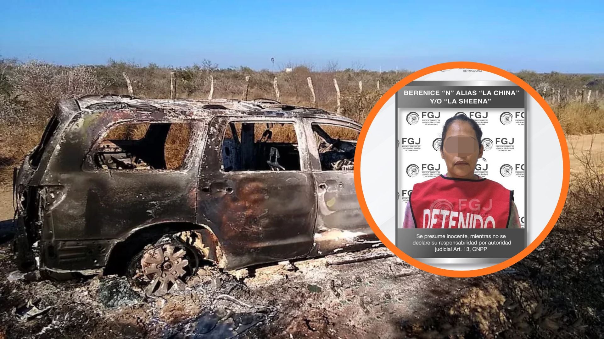 Capturan a "La China", ex Policía Estatal de Tamaulipas ligada a la masacre de 19 migrantes en Camargo