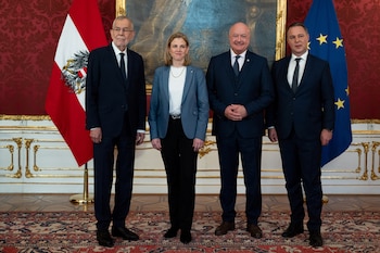 El presidente austríaco Alexander Van