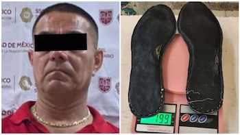 Detienen a hombre que intentó ingresar marihuana en las plantillas de sus tenis al Reclusorio Oriente de la CDMX