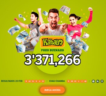 Ganadores de Kábala del jueves