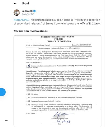 Documento de las autoridades de