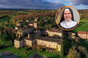 La abadía de Sainte-Marie de Boulaur.