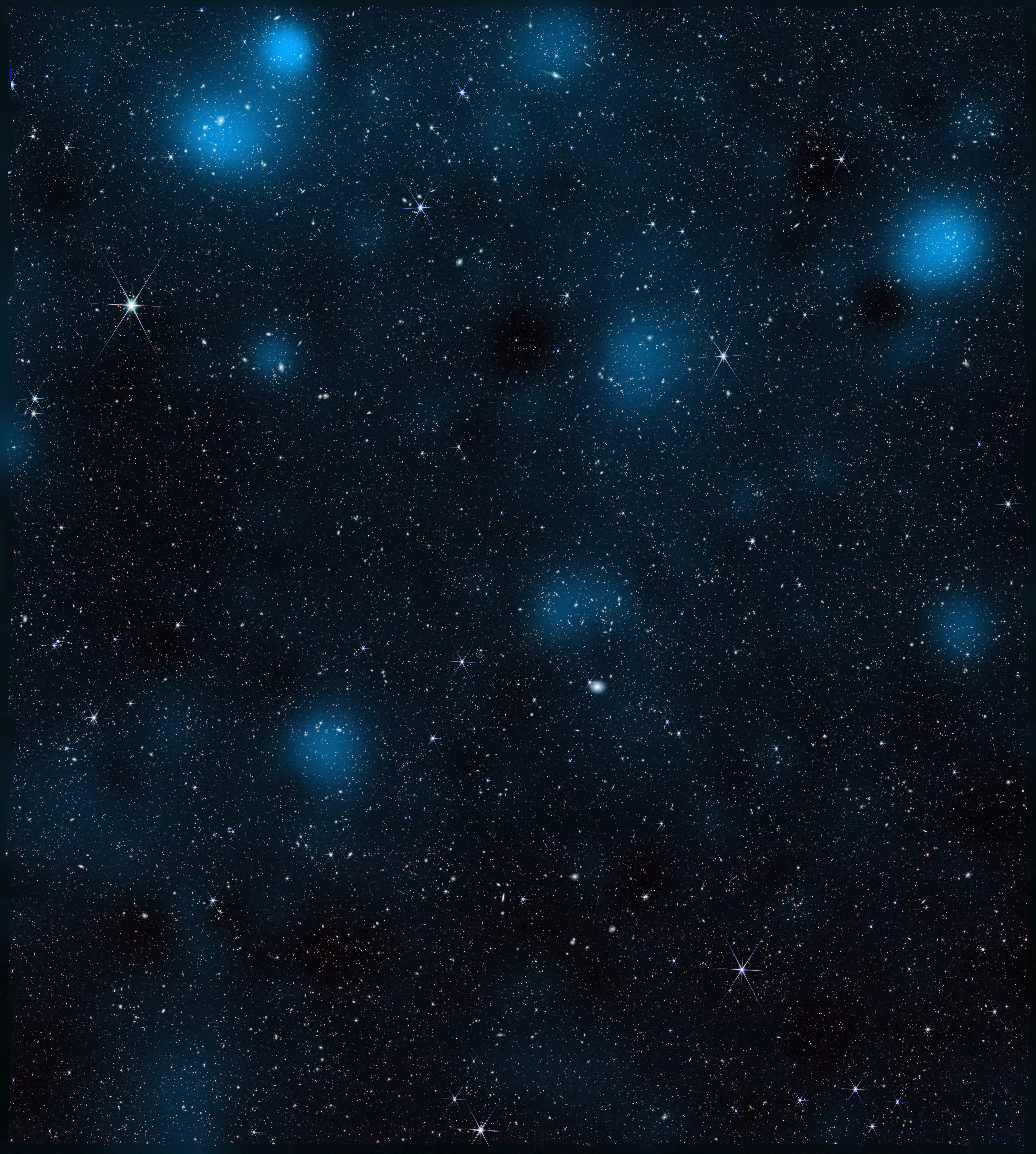 El estudio de LZ extendió la búsqueda de materia oscura hasta 270 keV, un rango de energía menos explorado que el de trabajos anteriores. (NASA/STScI/J. DePasquale/A. Pagan/Handout via REUTERS)