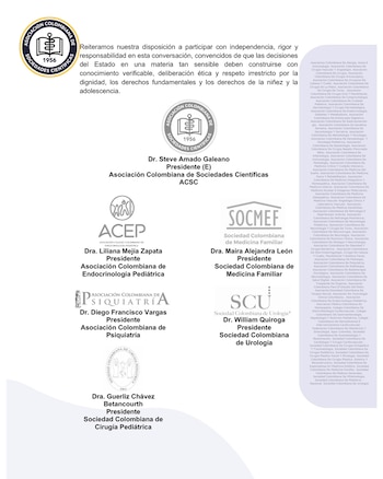 Las sociedades científicas cuestionaron afirmaciones sobre procedimientos inexistentes