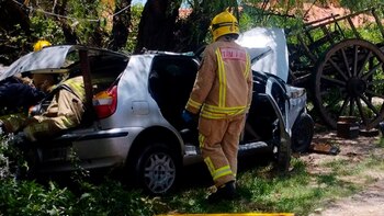 Una pareja de turistas murió