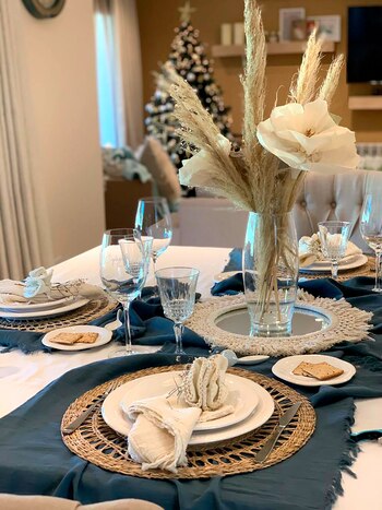 Eugenia Granata eligió flores secas