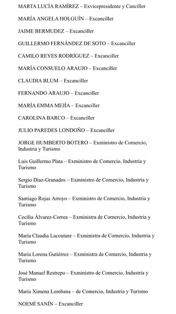 Carta María Lucía Ramírez (Foto