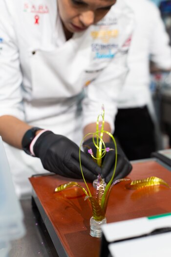 Chocolate, pistacho, frutos rojos,