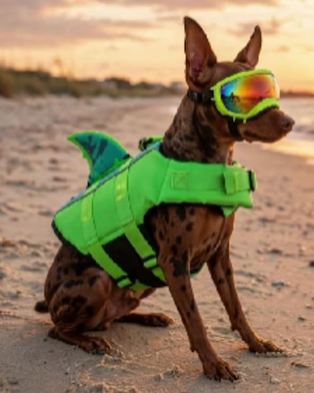 Una mujer y su perro superaron el cáncer y ahora surfean juntos en competencias
