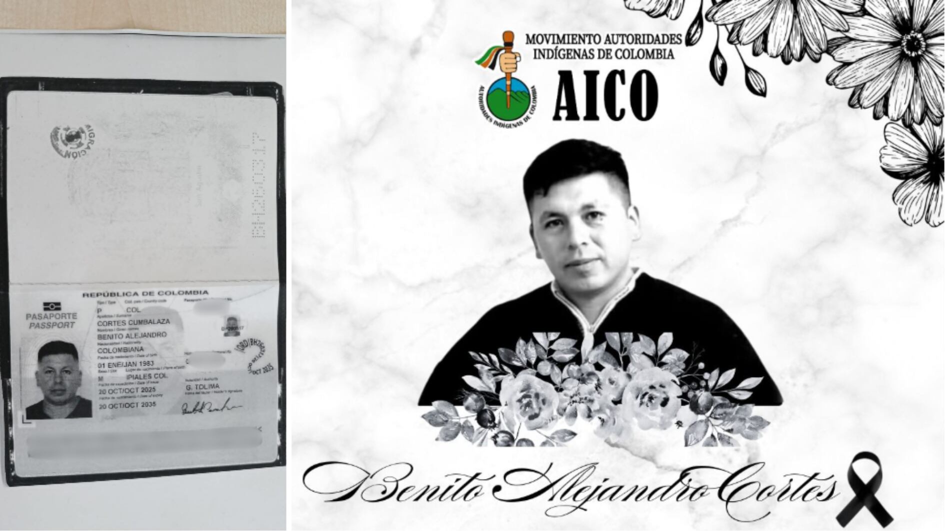 Los mensajes se conocieron a través de redes sociales el viernes 21 de marzo de 2026 - créditos Movimiento Autoridades Indígenas de Colombia/Facebook | Suministrado a Infobae Colombia