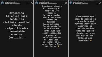 Bárbara Hoffmann cuestionó el sistema judicial tras el fallo y afirmó en redes sociales que la familia no buscaba una indemnización por la muerte de Sergio Denis