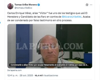 Tomás Uribe, hijo del expresidente