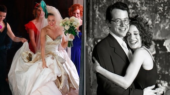 La historia detrás del vestido de novia negro de Sarah Jessica Parker, la icónica pieza que cambió la moda nupcial