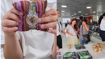 El Aeropuerto Internacional Mundo Maya en Guatemala despidió a turistas con recuerdos mayas al cierre de la Semana Santa. (Cortesía: Gobierno de la República de Guatemala)