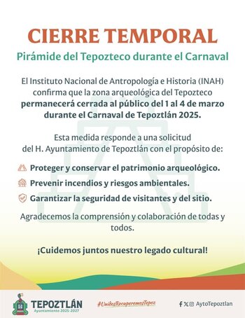 Foto: Ayuntamiento Tepoztlán