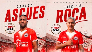 Carlos Ascues y Fabrizio Roca aceptan propuesta para disputar la Copa Perú 2026: firmaron contrato por el novedoso Juventud Bellavista
