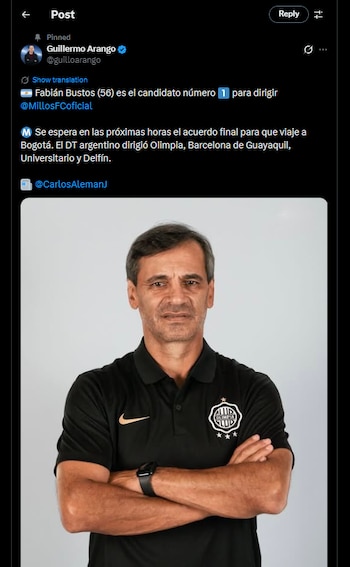 Uno de los periodistas que