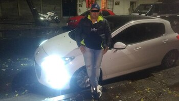 Ever Brizuela posa en su