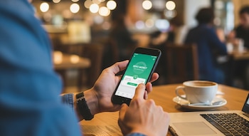 Escolha um aplicativo de entrega digital