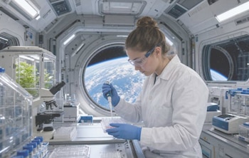 La salud de los astronautas será prioritaria para el éxito de futuras misiones a la Luna y Marte según la visión del Dr Farhan M Asrar (IA)