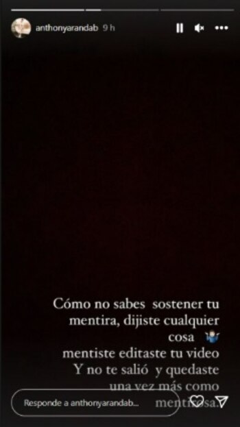 Anthony Aranda respondió a Magaly