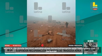 Accidente de helicóptero en Chala