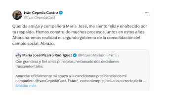 Iván Cepeda agradeció el apoyo
