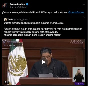 El expresidente de la Suprema