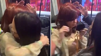 El abrazo de Cristina Kirchner