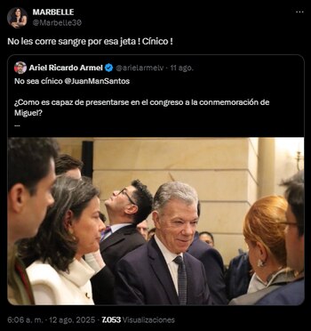 Marbelle se despachó en contra