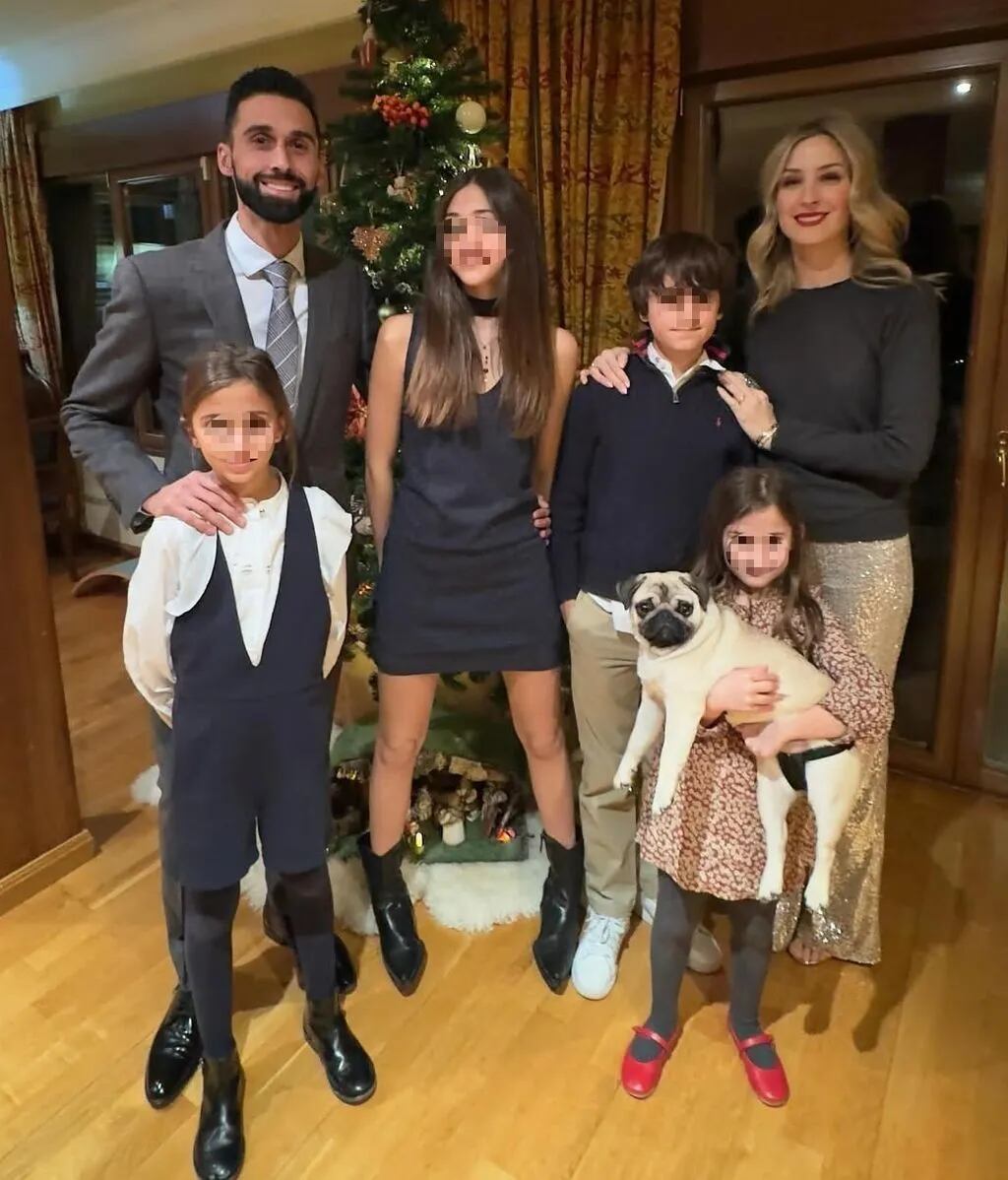 La familia de Álvaro Arbeloa (INSTAGRAM).
