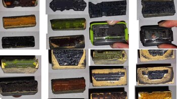 Algunos de los sellos apócrifos