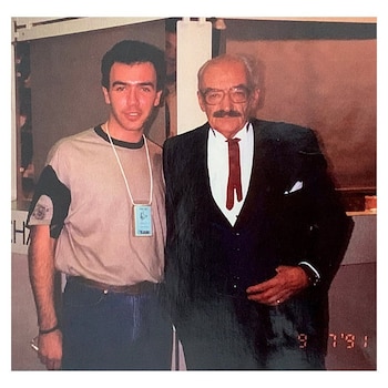 Norberto junto a René Lavand