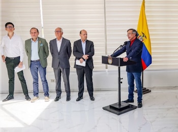 El presidente Gustavo Petro, que